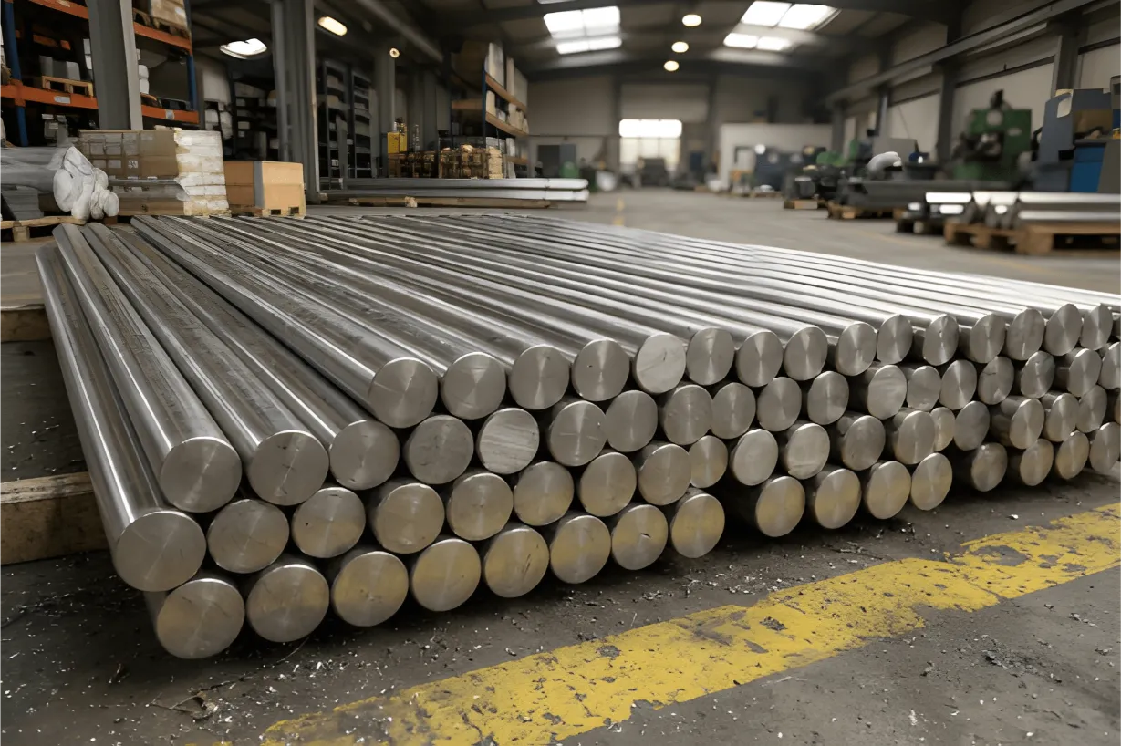 High quality AISI 202 stainless steel round bar stock by SteelHouse